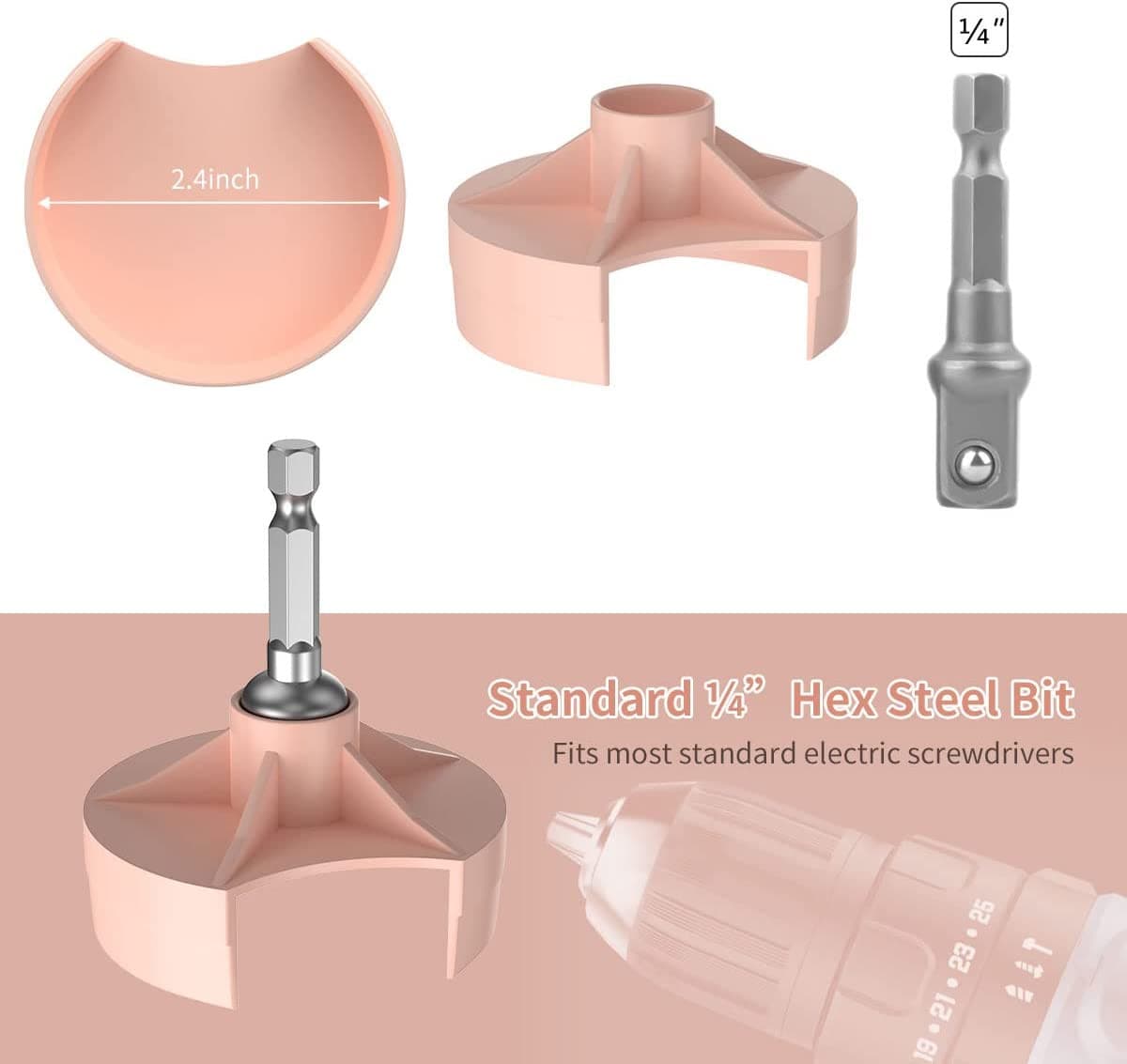 Sentro Knitting Machine Adapter for 48/40/22 Needles(Pink)