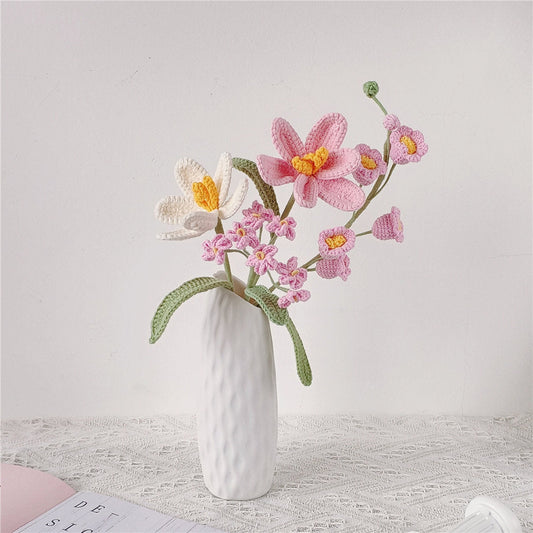 Handmade Crochet flower bouquet Tulip