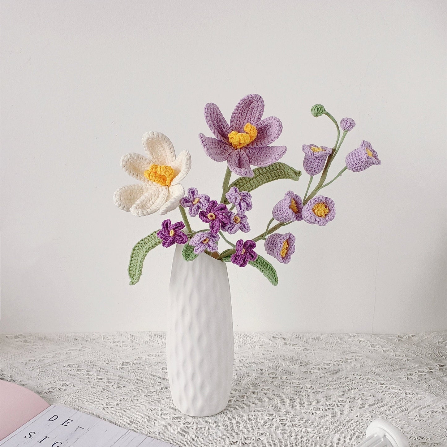 Handmade Crochet flower bouquet Tulip