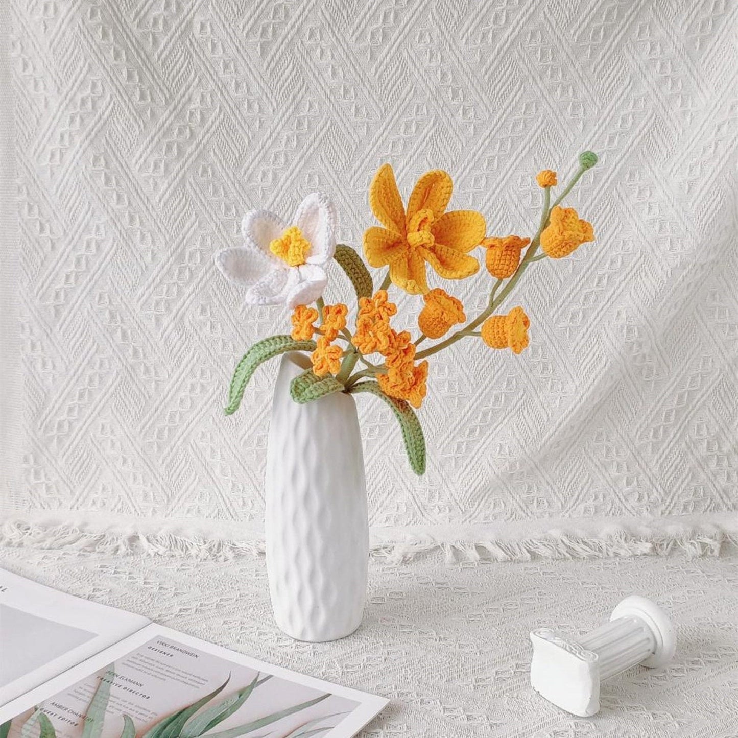 Handmade Crochet flower bouquet Tulip