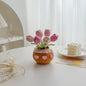 Handmade Crochet Tulip in Pot
