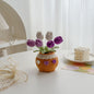 Handmade Crochet Tulip in Pot
