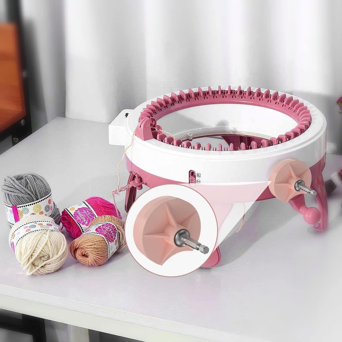 Sentro Knitting Machine Adapter for 48/40/22 Needles(Pink)