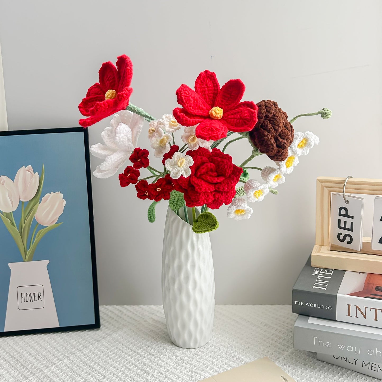Handmade Crochet flower bouquet