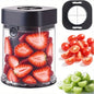 Stainless Steel Fruit Slir Cutter - Manual Multi-Compartment Egg & Fruit Slicer for Banana,