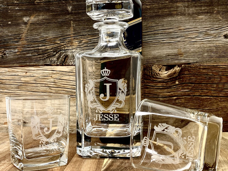 Whiskey Lover Father's Day Gifts for Dad & Grandpa - Gift for Husband, Dad Gifts Decanter Whiskey Glasses