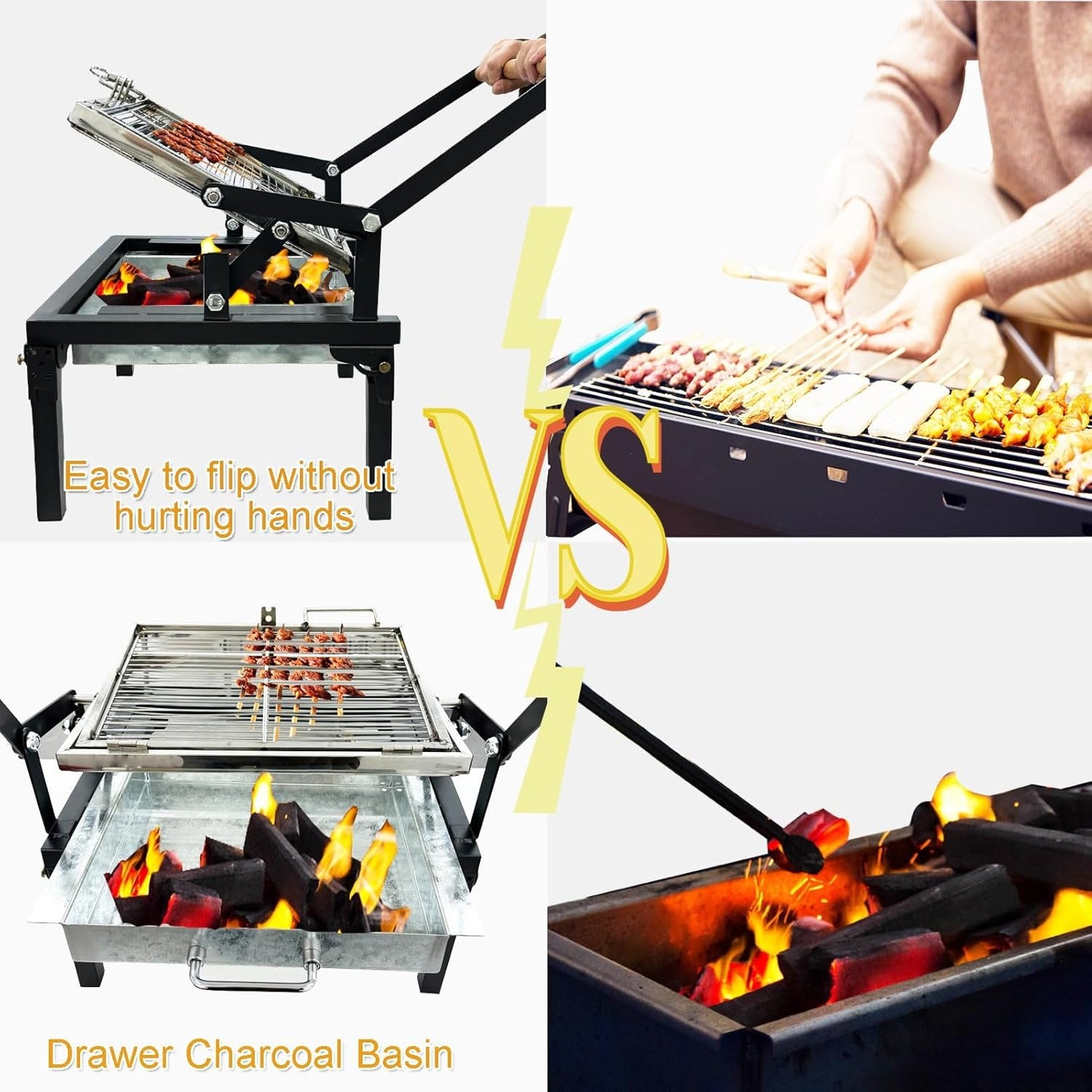 Foldable Charcoal Grill