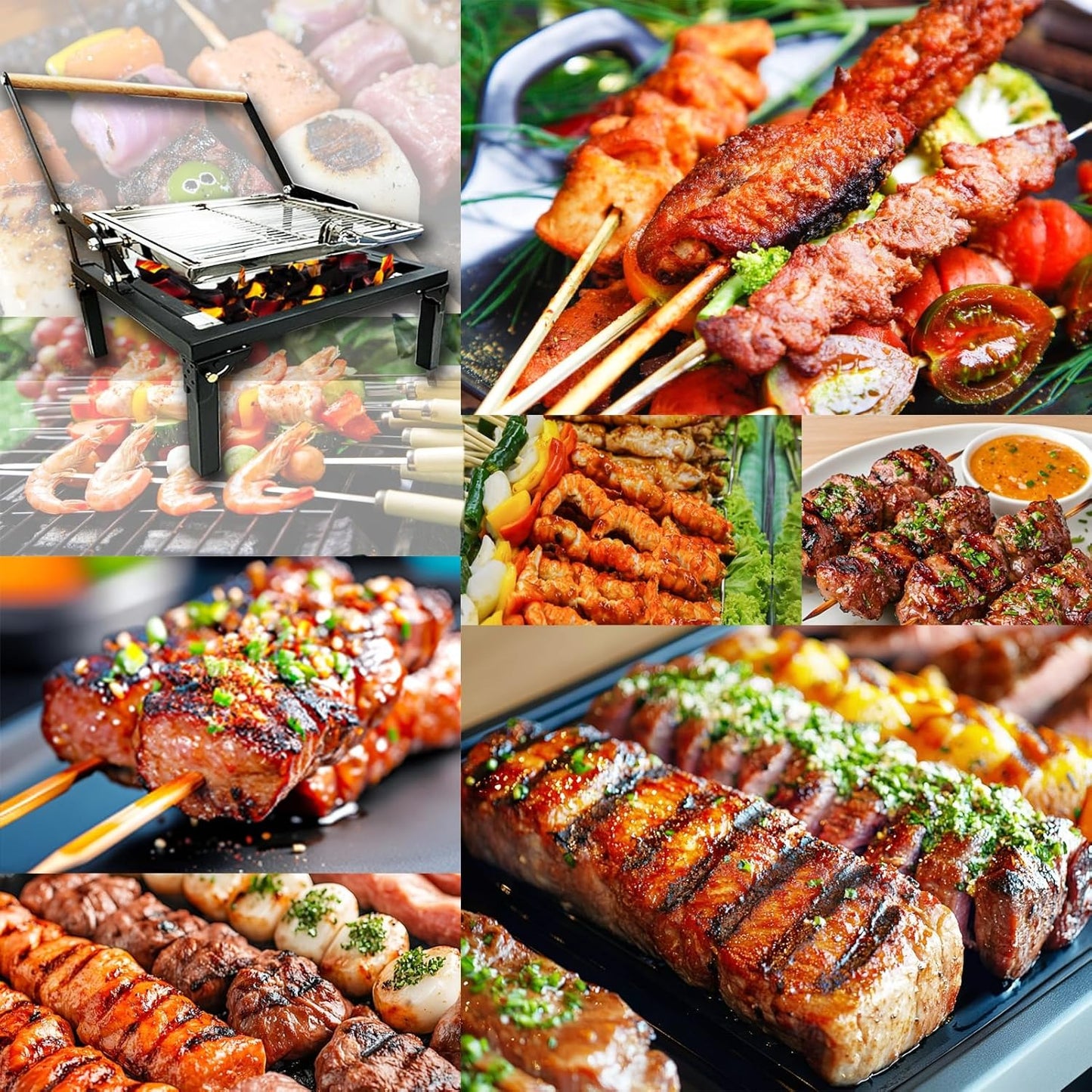 Foldable Charcoal Grill